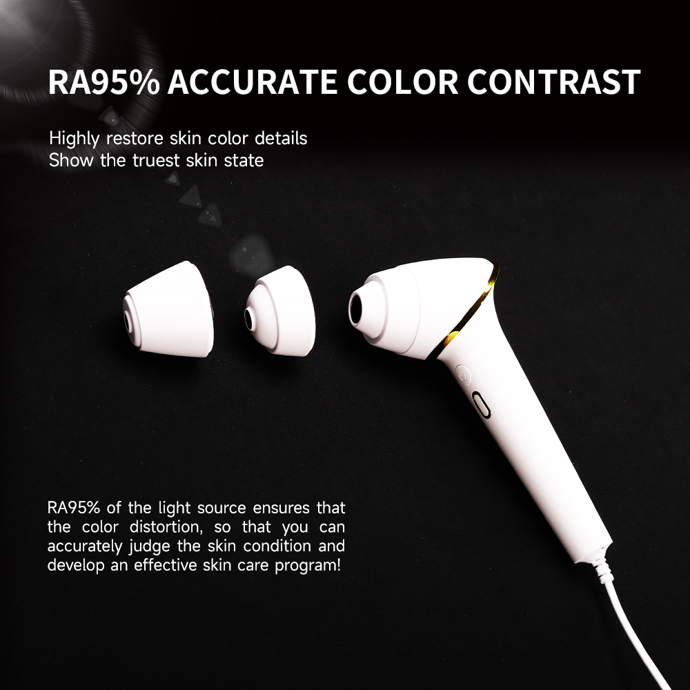 15.6 Inch LCD Scalp Detector Hair Skin Analyzer Microscope for Hair Follicle Testing and Skin Analysis Magnifier 50/100/200X
