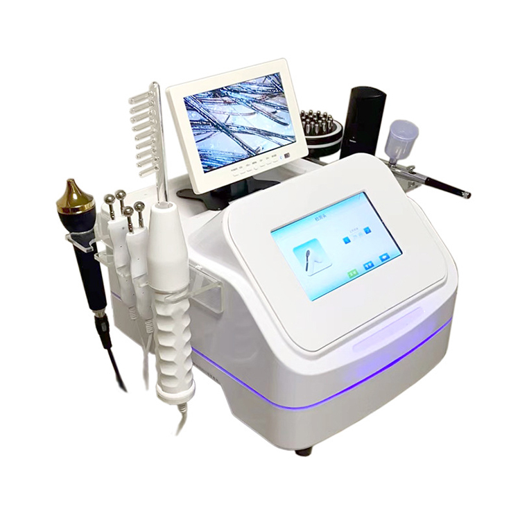 Professional 5-in-1 Multi-functional ABS Portable Desktop Hair Scalp Analyzer Tricoscope Digital Microscope Machine SPA/Salon