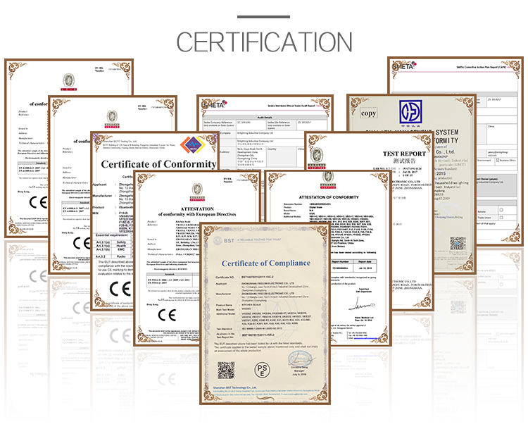 Certifications
