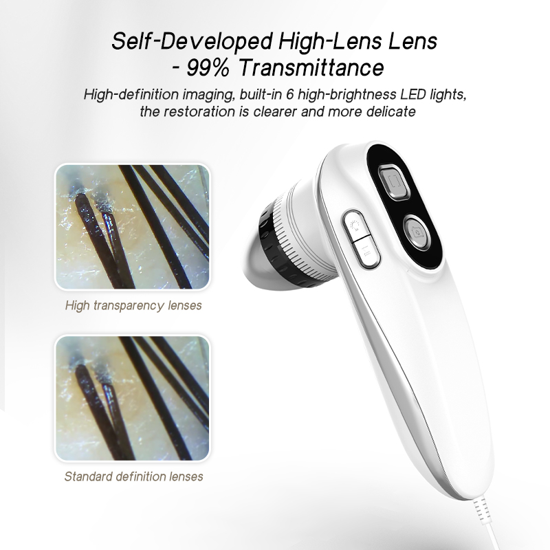 Meiboyi Portable Scalp Scanner Skin Analyzer Facial Detector Hair Analysis Enhanced Salon Skin Test Diagnostic Machine