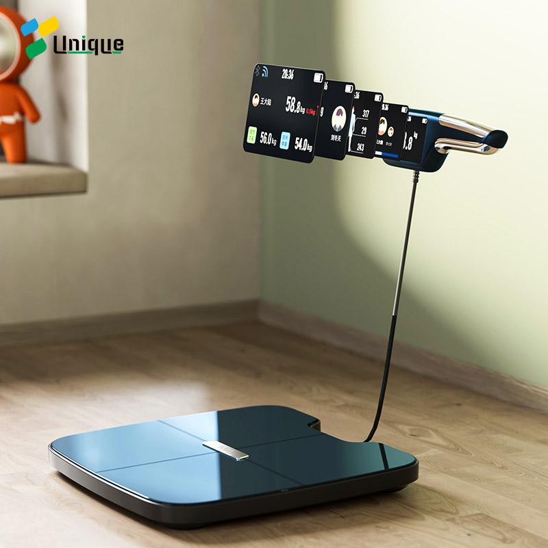 Unique 8 Electrodes Body Composition Scale Medical Scale Weight With APP Free SDK Wifi And Bluetooth Body Fat Scale