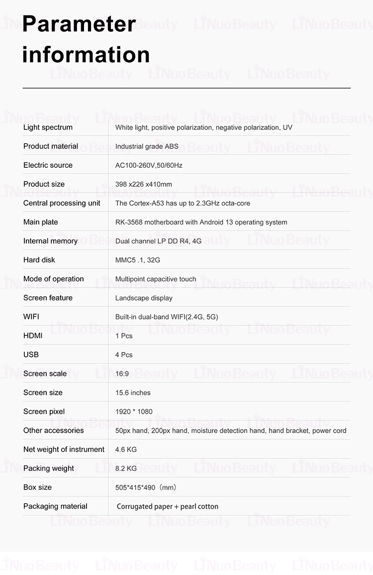 Product Parameters Image
