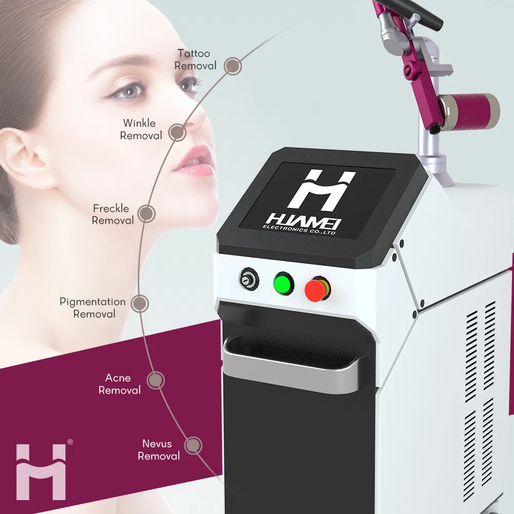 New Professional Picolaser Picosecond Laser 532nm 1064nm Q Switched ND YAG Laser Tattoo Removal Pico Laser Machine