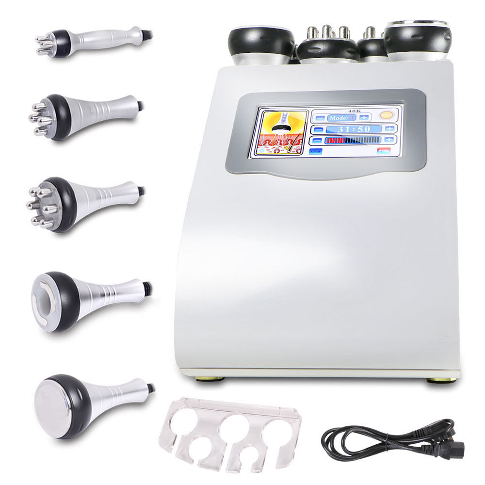 Professional Home Use 5 in 1 Cavitation Beauty Machine for Weight Loss Body Slimming Massage Cavitation Machine Face Clean Brush