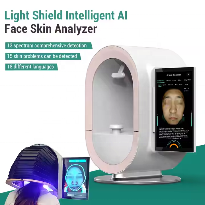 2025 Newest Korean Skin Analyzer Machine 3D Face Scanner with AI Technology Professional Skin Care Device for Home and Spa