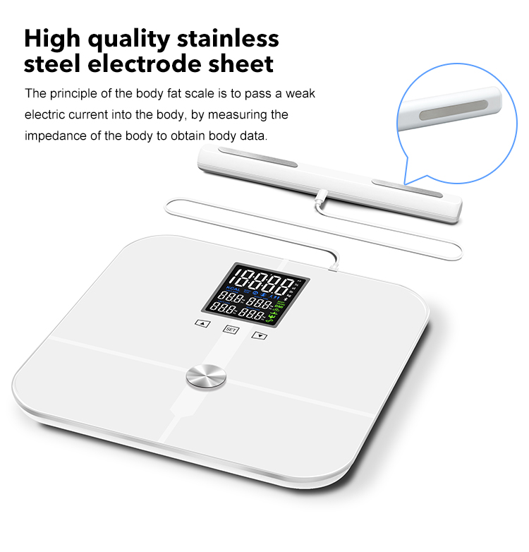 Electric Blue Tooth Weight Scale Smart Body Fat Weighing Digital Scale