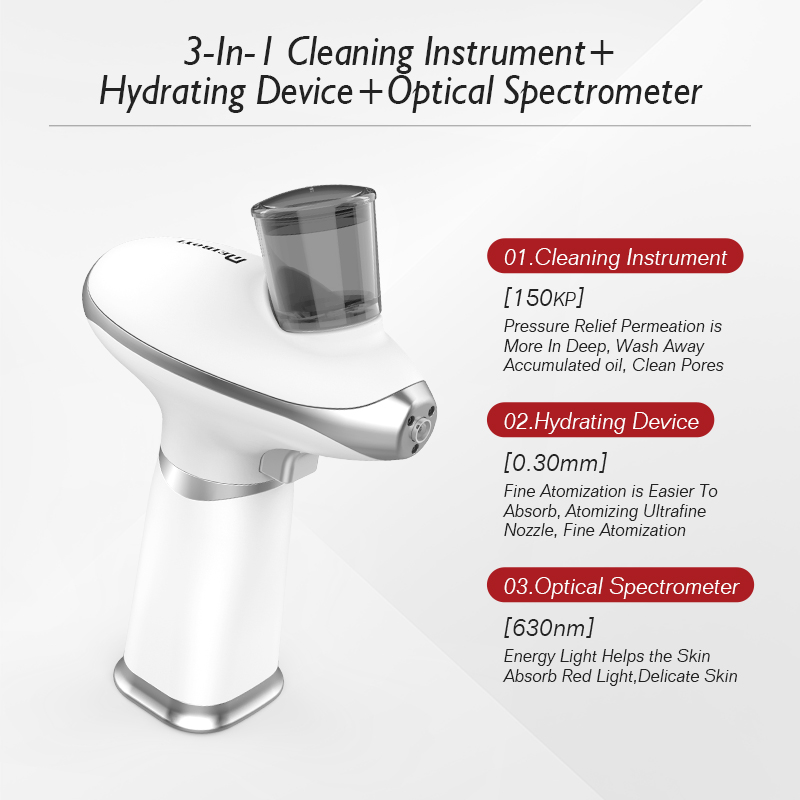 Meiboyi Hydra Nano Mist High Pressure Water Oxygen Injector Deep Cleaning Facial Care Machine Beauty Salon Equipment
