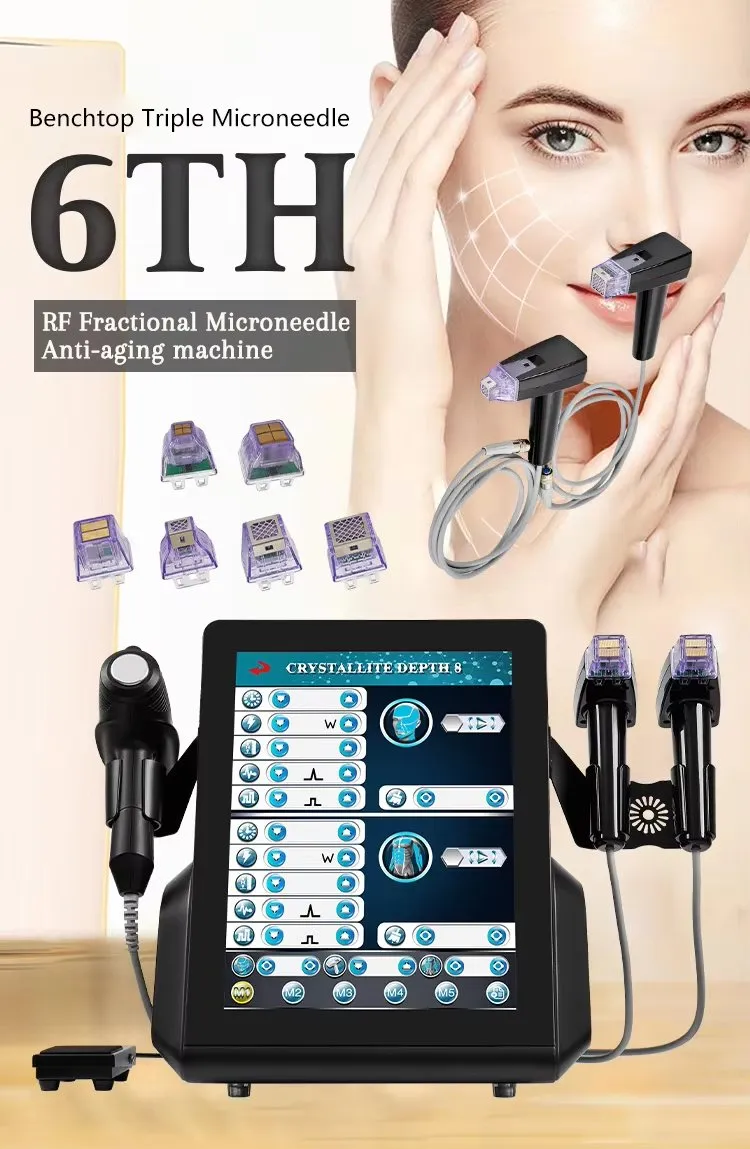Ofan Professional Microneedle RF Equipment Skin Tightening Fractional RF Microneedle Portable RF Microneedling Machine