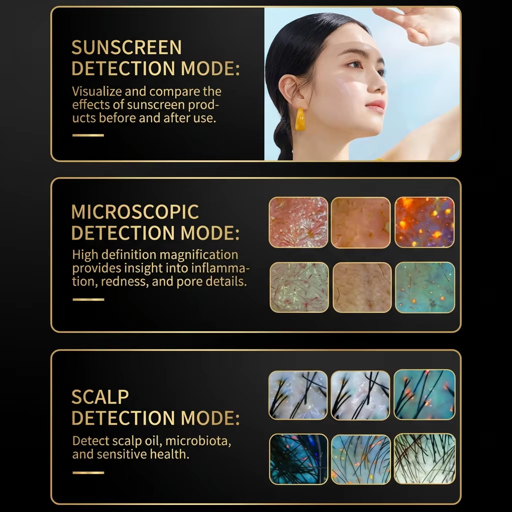View Skin Tone Moisture X3 pro 2026 Price Sale Spa Beauty AI 3D Professional Facial Scanner Portable Skin Analysis Machine