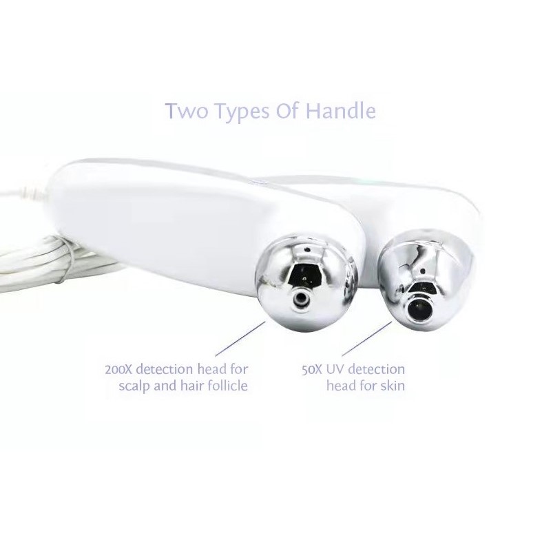 Wireless Hair Scalp Analyser Digital Wifi Microscope Dermascope Smart Skin and Hair Analysis Test Camera Analyzer Machine