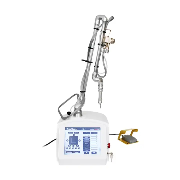 High-Tech Desktop CO2 Fractional Laser Machine with RF Tube Equipment for Skin Tightening