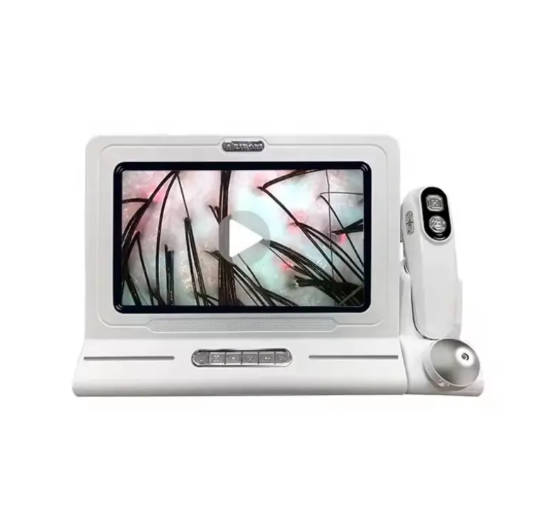 Newest Smart Hair Scalp Microscope Wifi Skin and Hair Analyzer Testing Machine for Skin Care US/It/ZA Plug Type