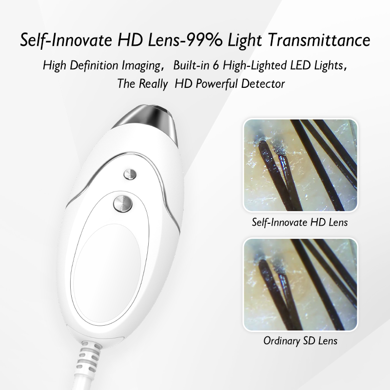 S 10.1 Inch HD Hair Follicle Analyzer 2-in-1 Scalp Detection Device Smart Analysis Camera For Salon Body Target Area Home Use