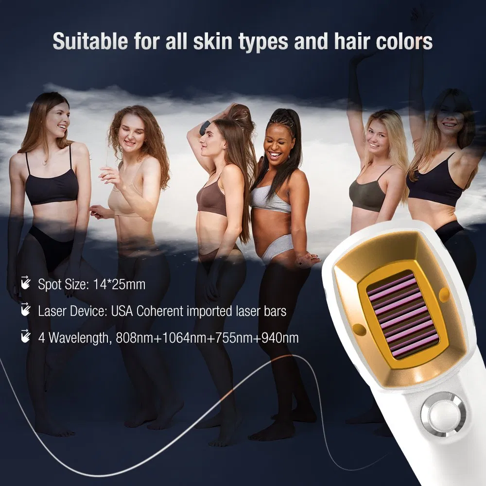 Painless IPL Laser Hair Removal Multifunction Beauty Machine with RF Skin Tightening and Acne Treatment