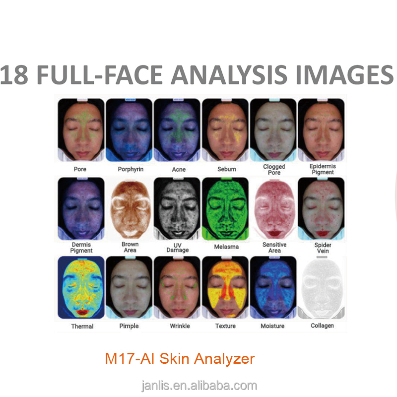 Portable 3D Ai Face Skin Diagnostics Analyzer Facial Tester Scanner Magic Face Mirror Device Analysis Machine Skin Analyze