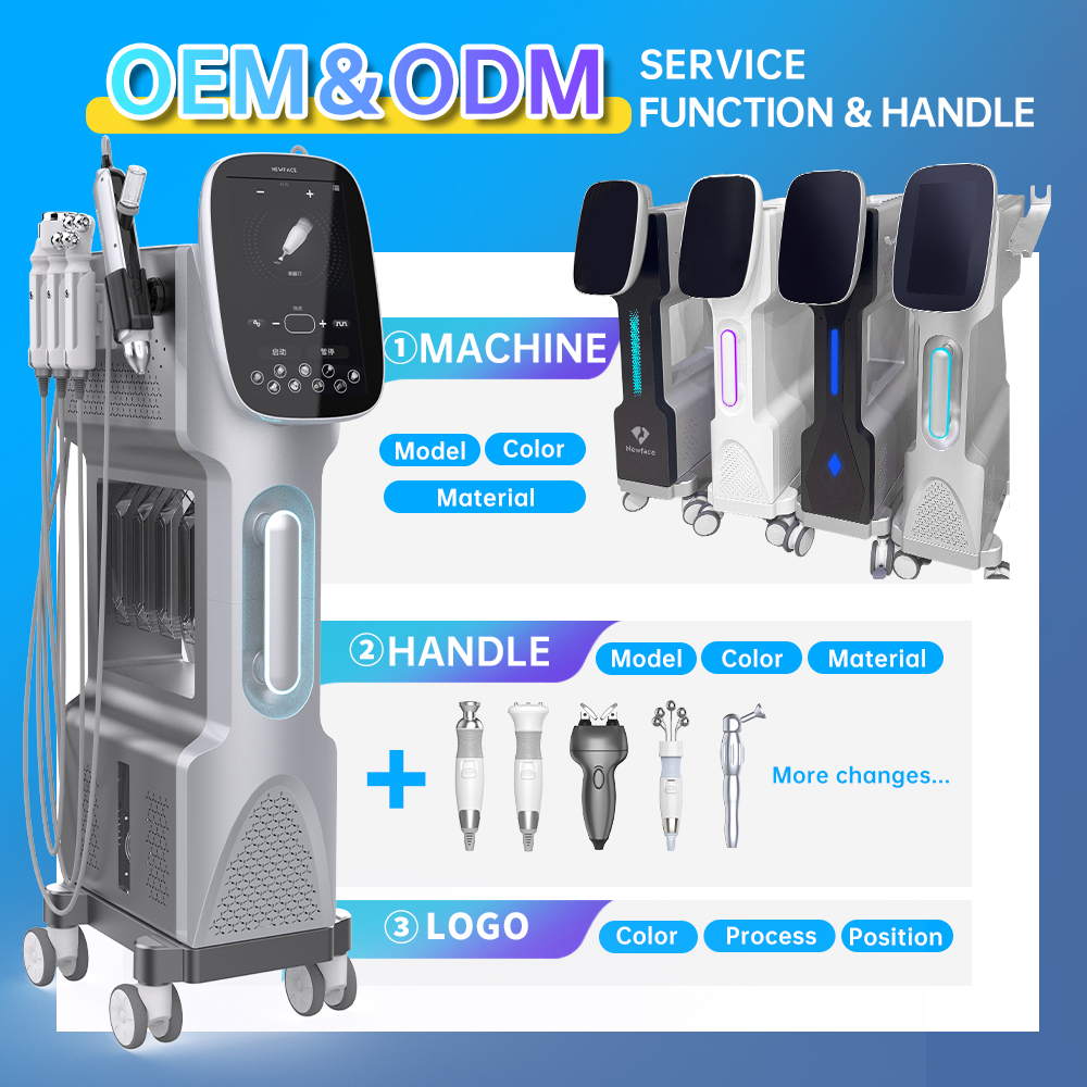 OEM&amp;ODM Factory Customizable Oxygen Jet Hydradermabrasion Facial Machine Deep Cleaning Skin Tightening Hydro Skin Facial Care