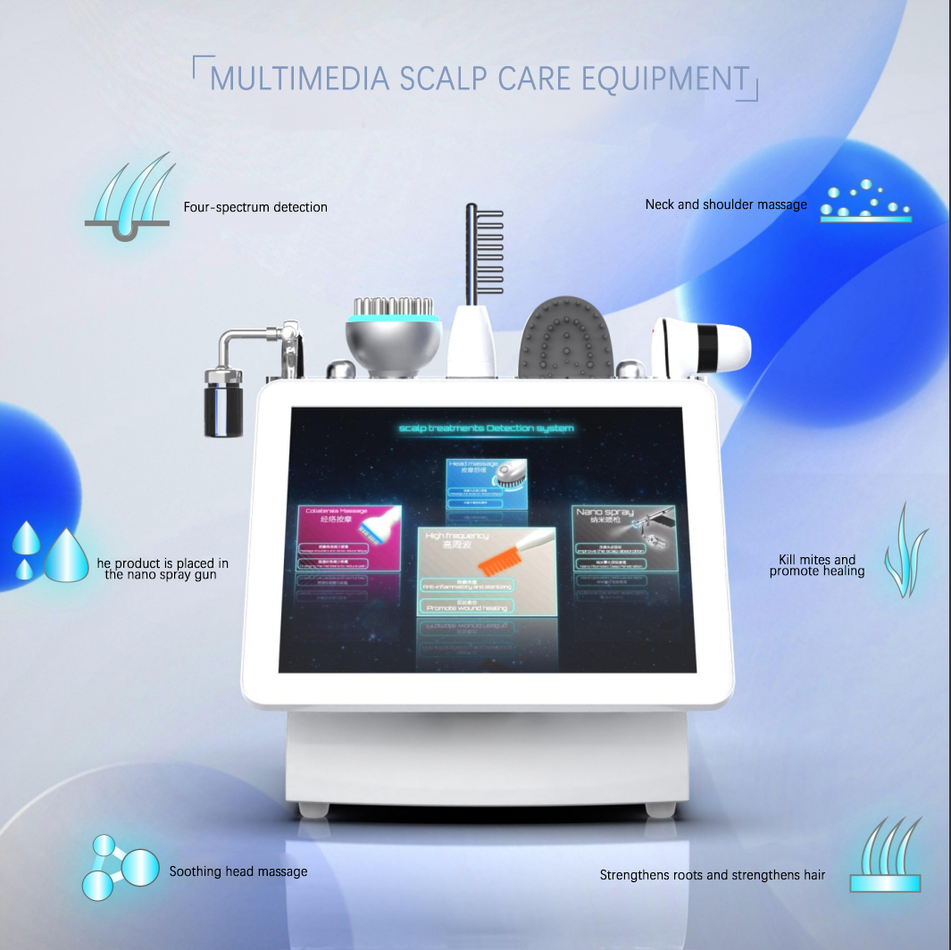 Scalp care machine detail 2
