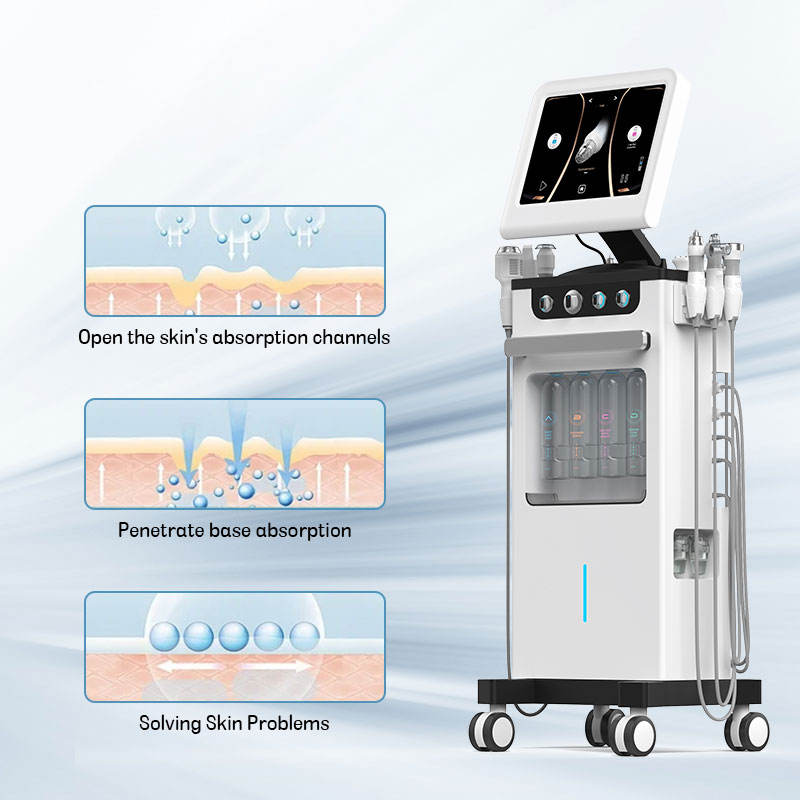 2025 Factory Price 14 in 1 Hydro Oxygen Face Cleaning Skin Care Equipment Skin Care Beauty Machine Skin Rejuvenation Beauty Spa