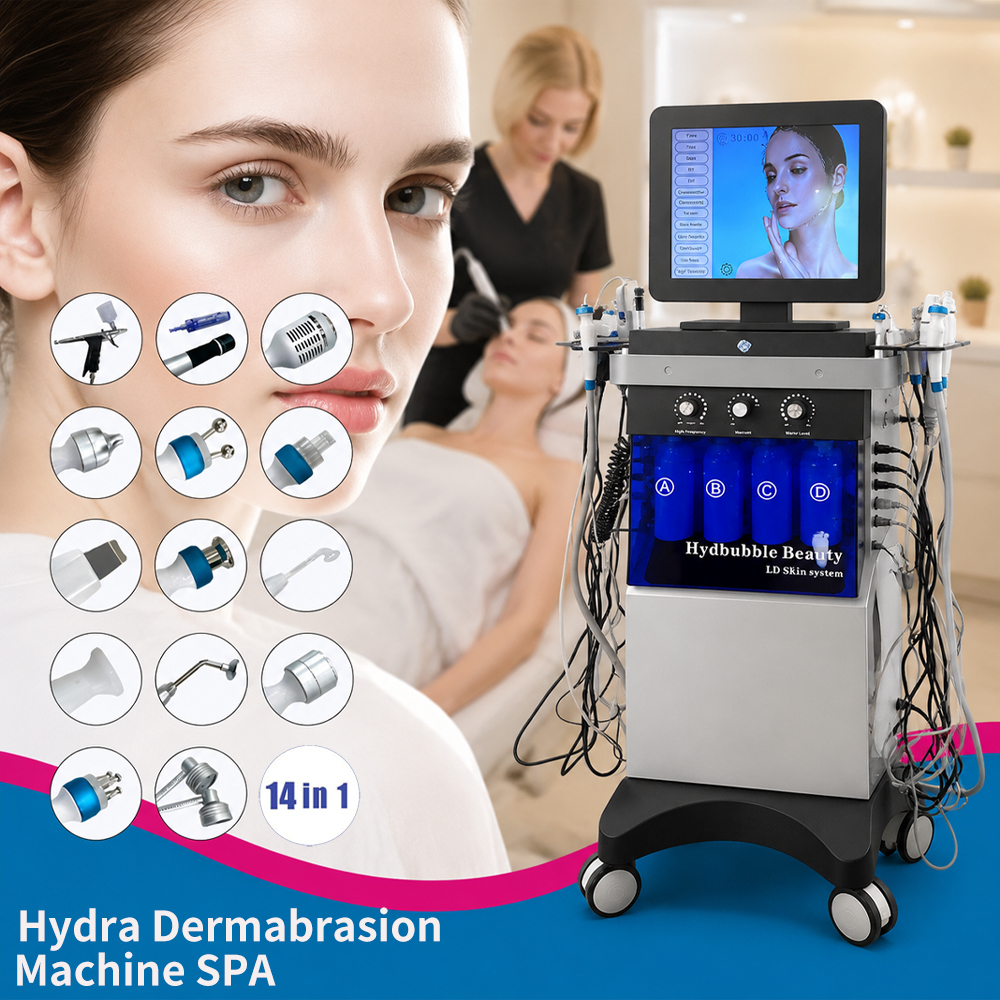Professional Hydra Beauty Skin Rejuvenation Machine Portable Aqua Peel Hydro Dermabrasion Facial Care Deep Pore Cleaning Device