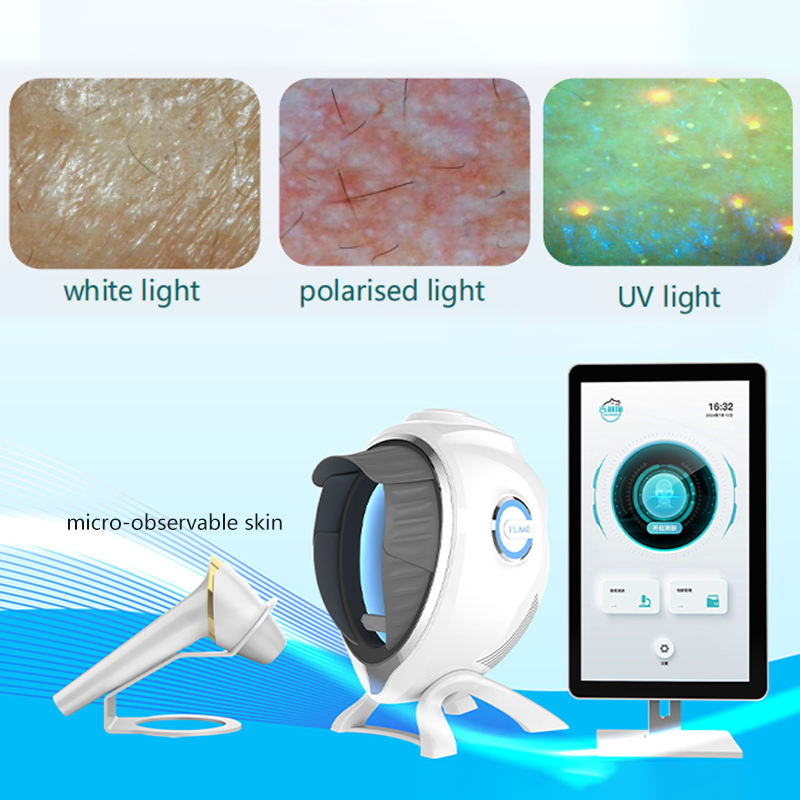 Big Discount2025 AI Skin Detector for Facial Intelligent Facial Analysis 3d Digital Skin Analysis Machine