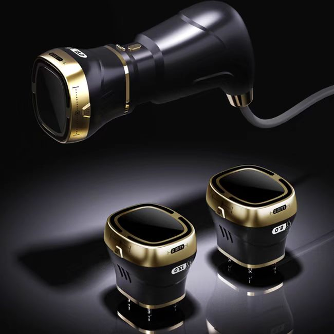 2 Handles Improving Jaw Line Face Care Skin Lifting Building Muscle Burn Fat Body Slimming Wrinkle Removal Anti Anging Hifu SPA Device