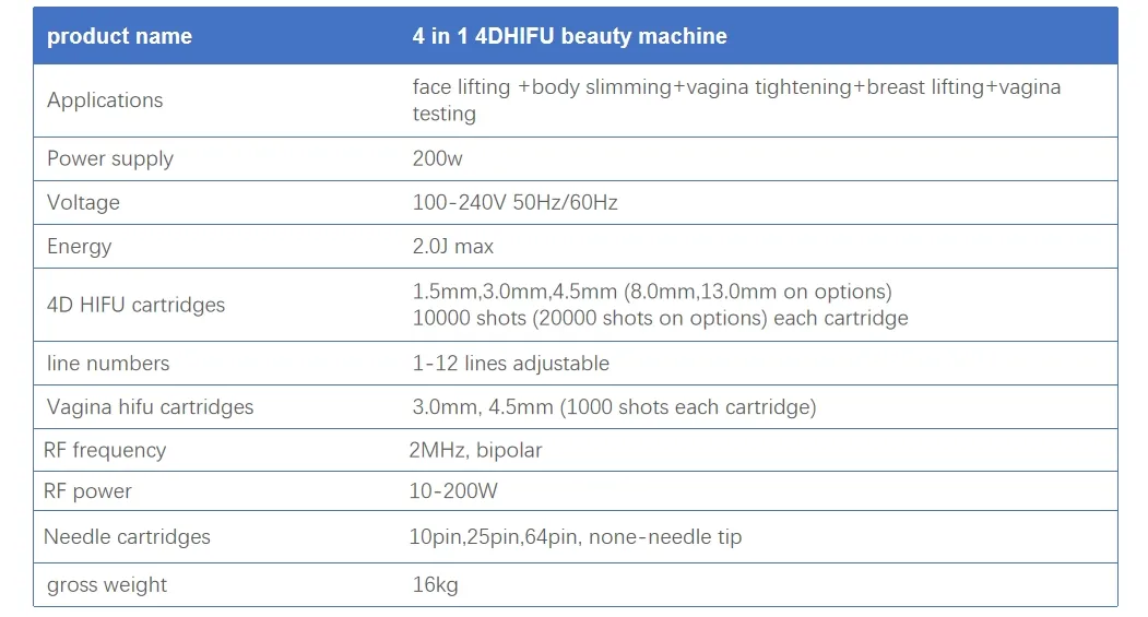 Professional Hifu 22D Max Device for Anti-Aging, Wrinkle Removal, and Face Lifting Treatment