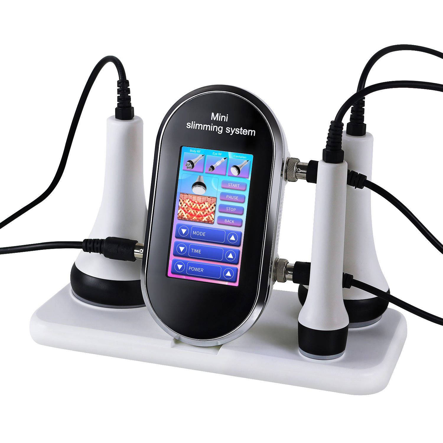 Latest 40kHz Cavitation Ultrasonic Slimming Machine Body Massager Timing Control for Body Shaping Fat Burning Wrinkle