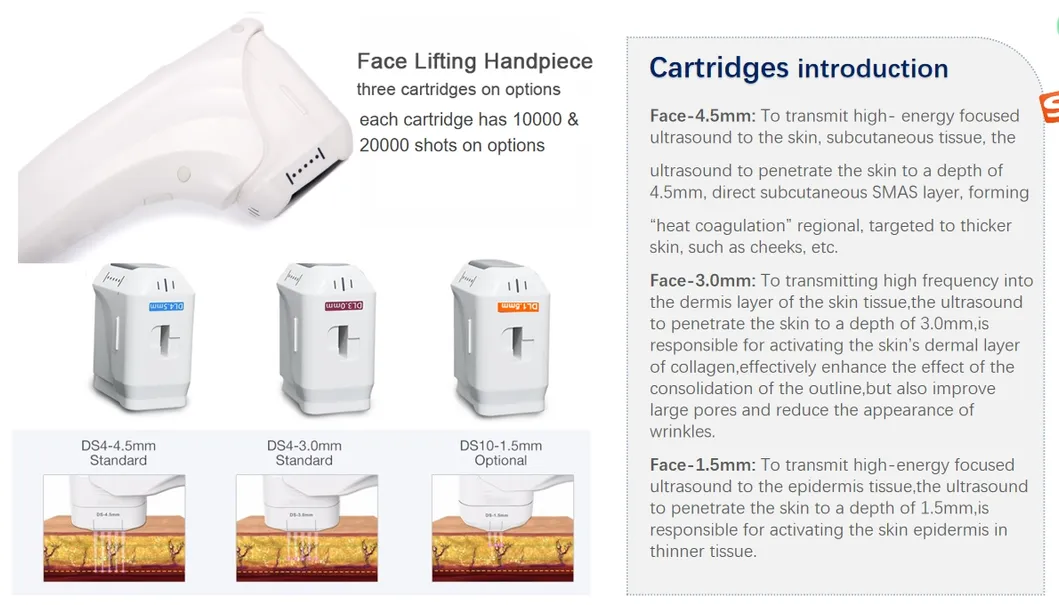 Professional Hifu 22D Max Device for Anti-Aging, Wrinkle Removal, and Face Lifting Treatment