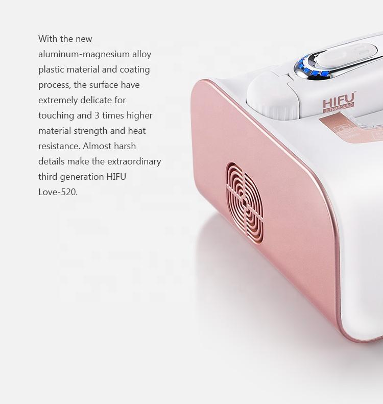 Mini 3 in 1 Hifu RF LED Anti Aging Face Lifting Device