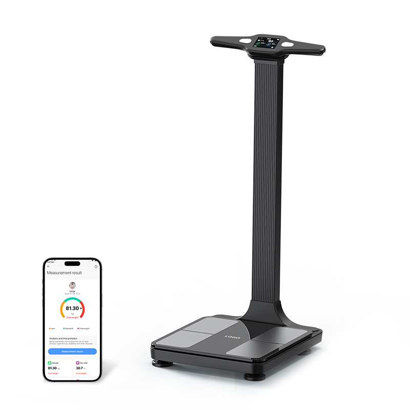 High Accuracy Bmi Digital Scale Wifi And Bluetooth Duel Connected Scale 8 Electrodes Smart Body Weight Scale Analyzer For Gym