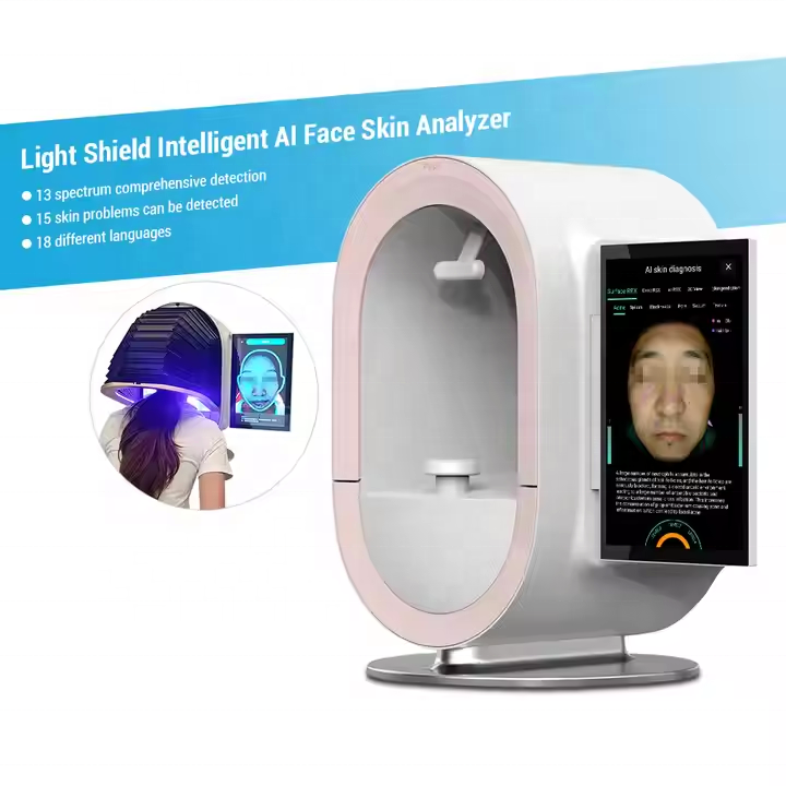 2025 Newest Korean Skin Analyzer Machine 3D Face Scanner with AI Technology Professional Skin Care Device for Home and Spa