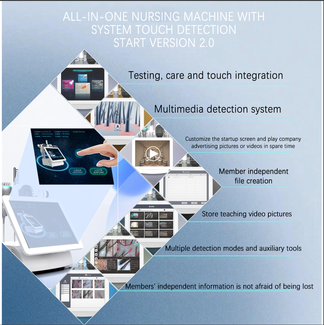 Scalp care machine detail 7