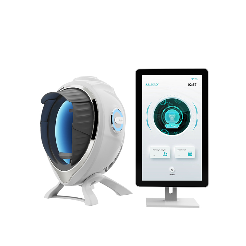 Smart 3D Face Scanner Skin Analyzer Machine Moisture Wrinkles Acne Pores Detector Beauty Salon Spa Targeting Eyes It JP US ZA