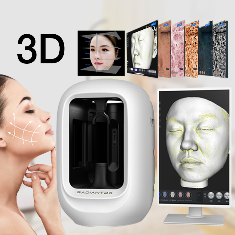Instant Non-Contact 3D AI Skin Analyzer Facial Machine for Face, Boost Client Trust &amp; Sales in Beauty Salon (Free App)