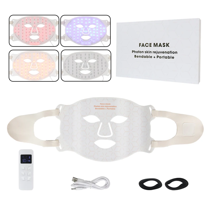 Ready to Ship 7 Color LED Face Mask Red Light Therapy Collagen Boost for Southeast Asia Market