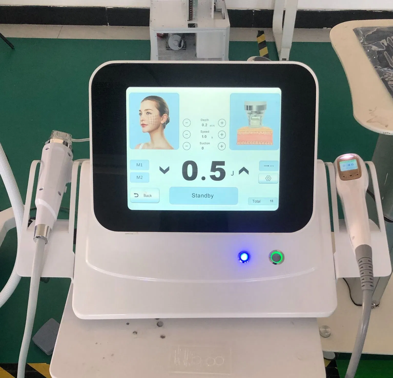 Professional Wrinkle Removal, Face Lifting, Skin Rejuvenation Hifu Beauty Device for Salon Use