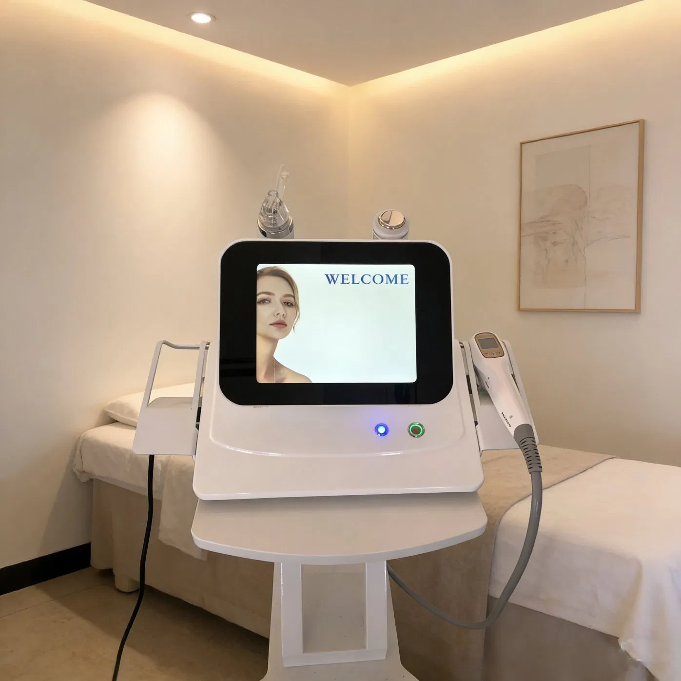 Professional Hifu+Micro Needle+Ice Hammer Machine Ultrasound Face Lifting Skin Rejuvenation Anti-Aging Device