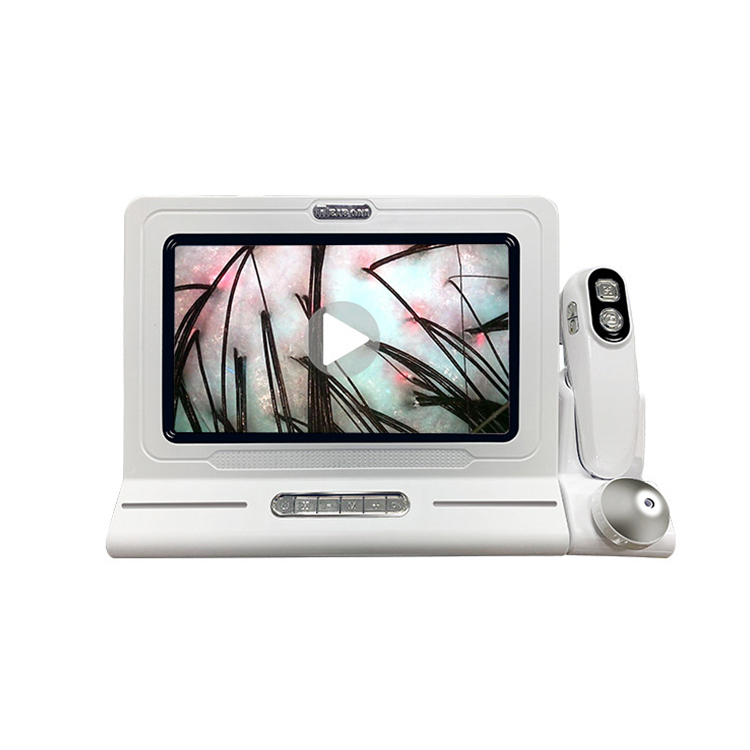 HD Digital Microscope Hair Follicle Detector Scalp Diagnostic Machine 11 Inch LCD Skin Analysis Scanner