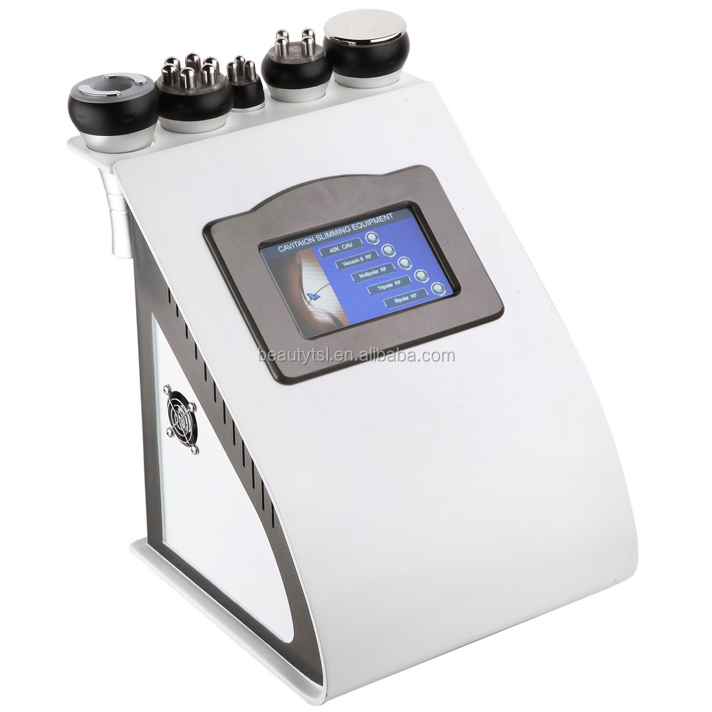 Professional Home Use 5 in 1 Cavitation Beauty Machine for Weight Loss Body Slimming Massage Cavitation Machine Face Clean Brush