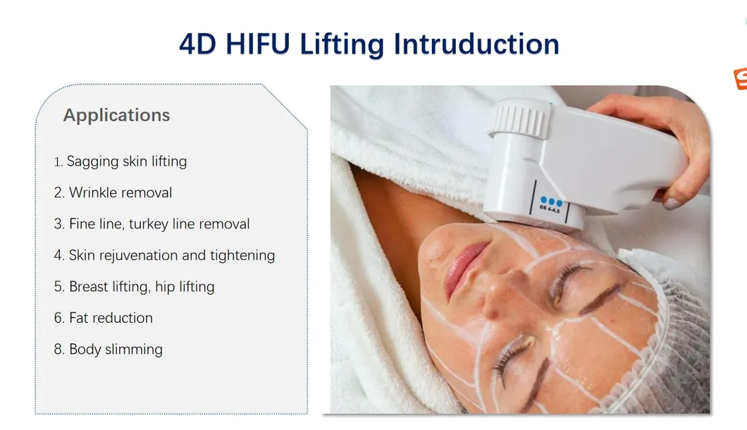 Professional Hifu 22D Max Device for Anti-Aging, Wrinkle Removal, and Face Lifting Treatment