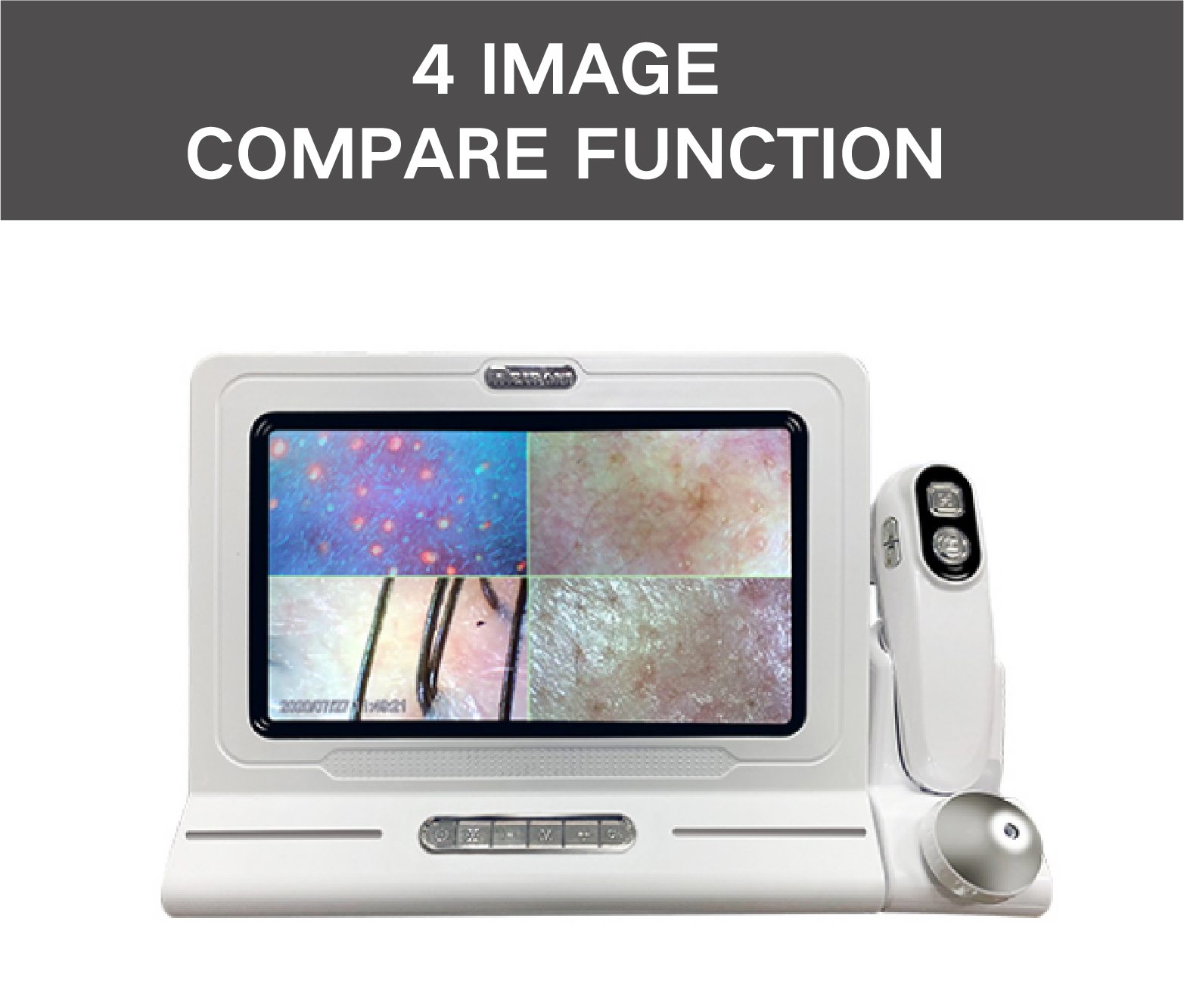 HD Digital Microscope Hair Follicle Detector Scalp Diagnostic Machine 11 Inch LCD Skin Analysis Scanner