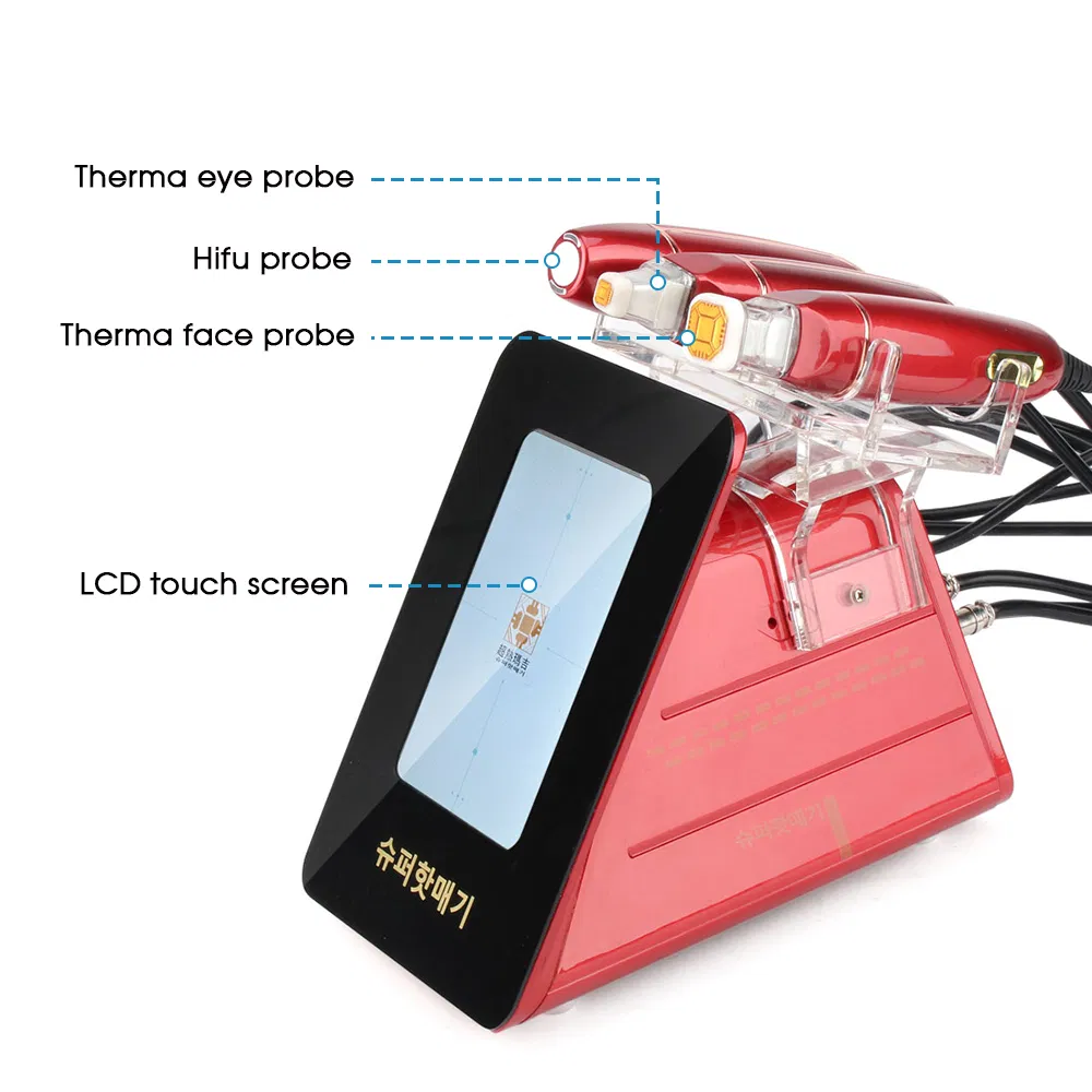 2 in 1 RF Thermal and 2D Hifu Skin Tightening Device for Face Lifting Eye Care