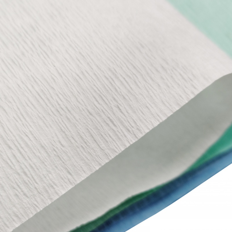 Sterile Medical Grade Packaging Wrap Crepe Paper Disposable Virgin Wood Pulp Soft Crepe Paper