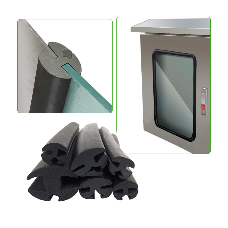 "H" Type Glass Window Seal Strips for Control Cabinets and Distribution Boxes