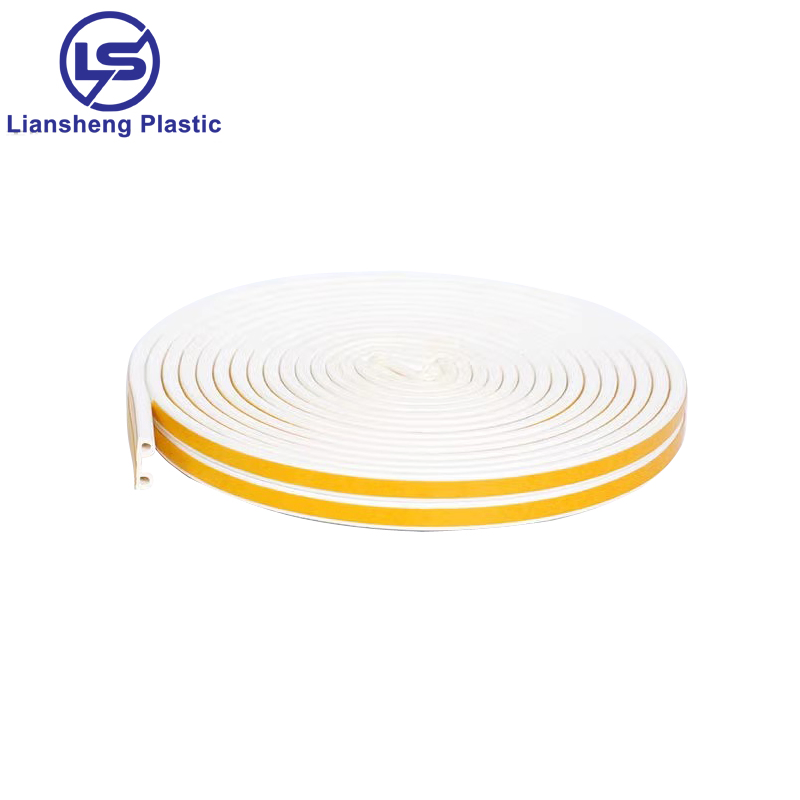 Draught Excluder Door and Window Weatherproof Self Adhesive EPDM Rubber Seal Strip Weather Strips P Type 9X4mm