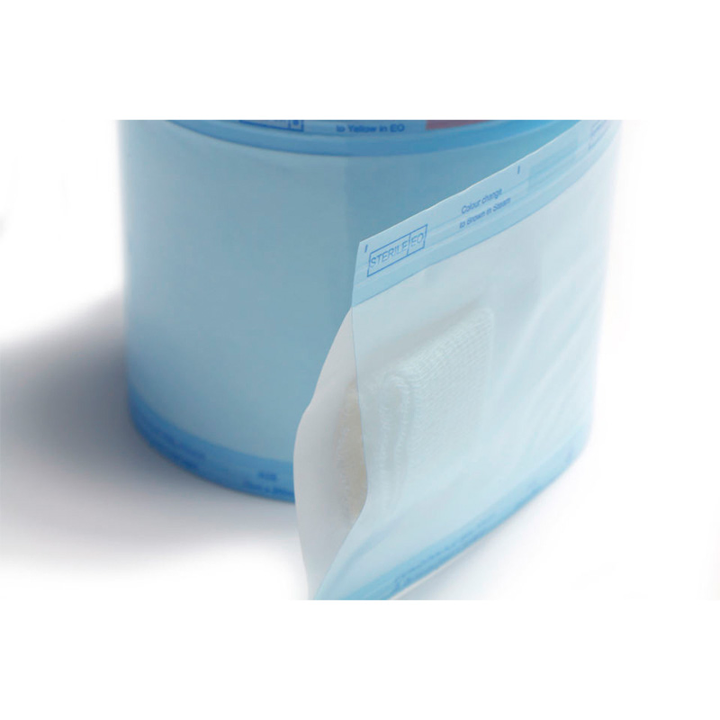 Medical Grade Heat Sealing Dental Autoclave Pouch Sterilization Gusseted Reels