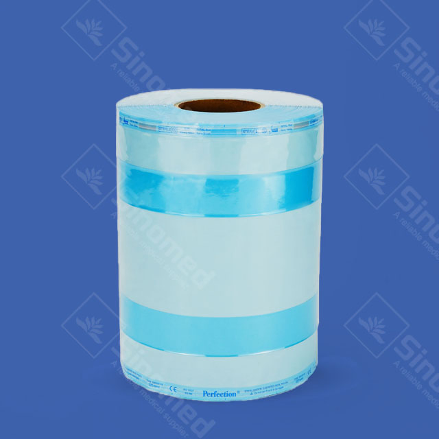 Heat Sealing Gusseted Rolls Medical Disposable Reel Packing Roll for Surgical Instrument