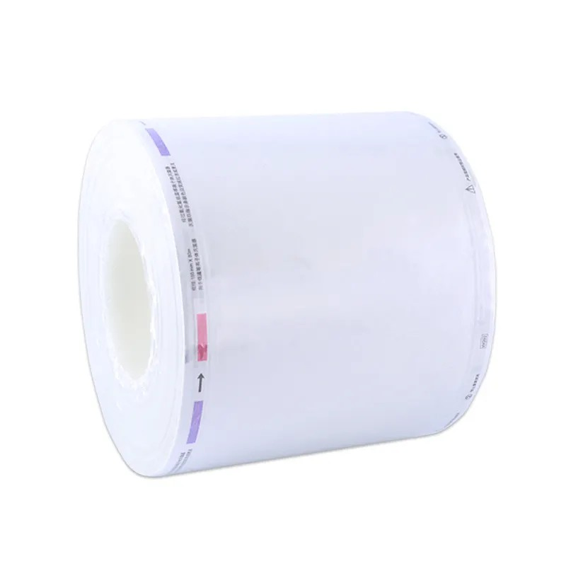 1059b 1073b Tyvek Surgical Disposable Medical Sterilization Pouch Flat Roll Tyvek Paper Flat Reel for Dental Packing