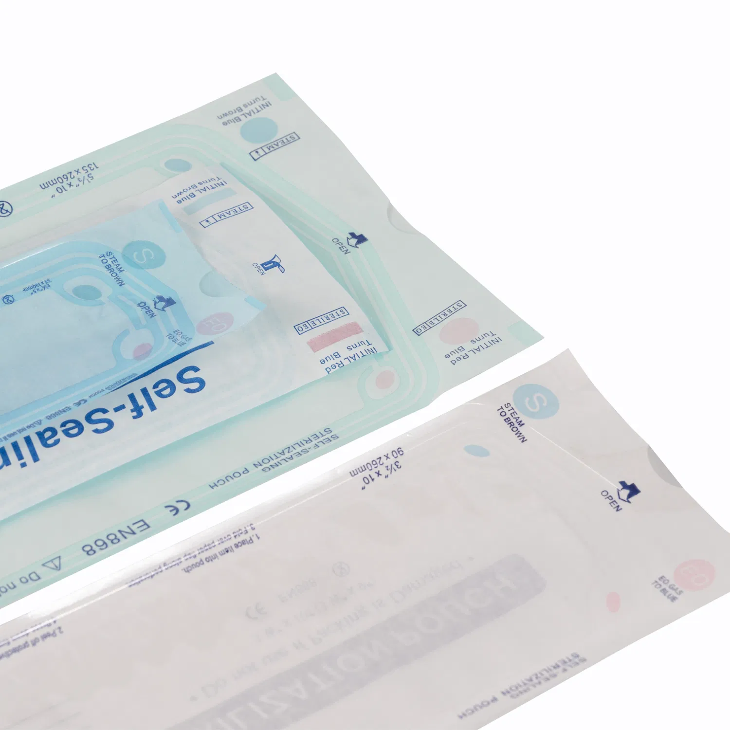 200PCS CE ISO Medical Grade Transparent Packing Heat Sealing Pouch Dental Self Seal Sterilization Pouch