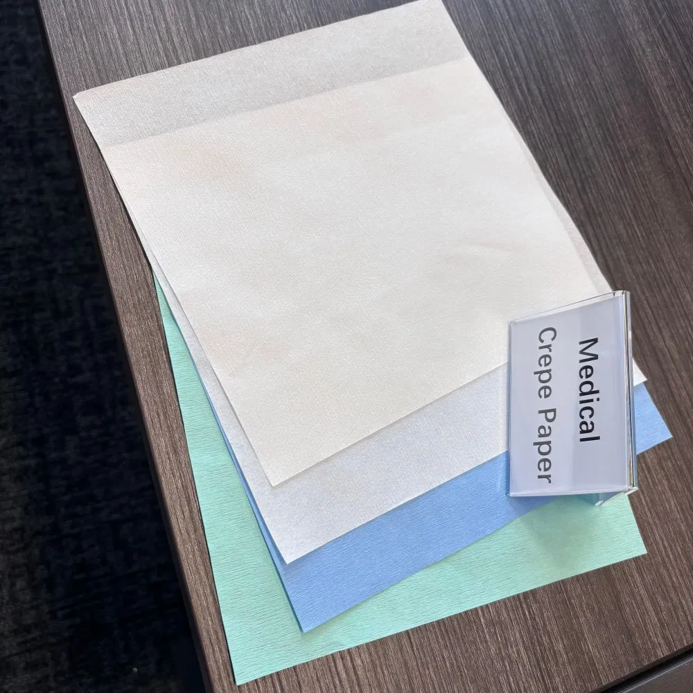 Premium Medical Grade Crepe Paper Jumbo Roll for Safe Sterilization